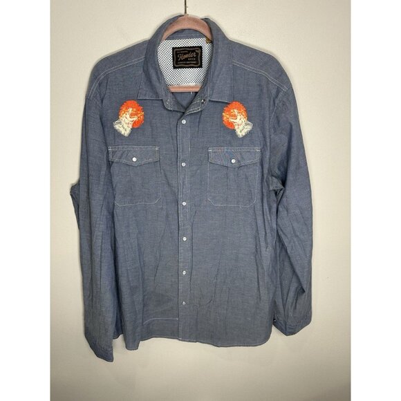 Howler Brothers Other - Howler Brothers Gaucho Bark At The Moon Pearl Snap Shirt Men’s Size XL